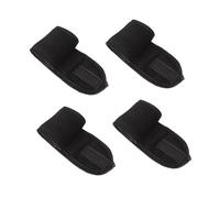 DEARMAMY Diadema Absorbente de Sudor para Spa 4 Unidades Talla Única Negro Banda Adhesiva para Maquillaje y Ducha Cuidado Facial y Deporte