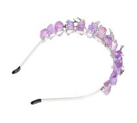 DEARMAMY Diadema de Arcoíris de Cristal Cabello Accesorio Delicado de Moda para Mujer para Bodas y Fiestas