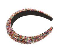 DEARMAMY Diadema De Cristal Elegante Para Mujer Detalles De Pearls y Tafeta Para Accesorios De Fiesta Especiales