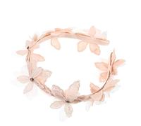 DEARMAMY Diadema de Flores de Encaje para Niñas Decorativa Encaje Adorable Adorno Cabello para Fiestas Infantiles