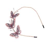 DEARMAMY diadema de la vendimia diadema de para niñas Diadilla Venda cabello lindo chicas diadema de para mujer decoración del pelo del partido girl headbands hierro rosa