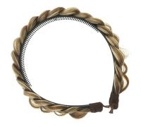 DEARMAMY Diadema De Peluca Trenzada Para Mujer Diadema Peluca Para Cabello Trenzado Accesorio De Moda Para Niña y Mujer Escenario Casual