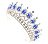 DEARMAMY Diadema de Princesa Delicada con Cristales para Novia Joyería Encantadora para Ceremonia de Boda