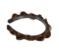 DEARMAMY Diadema Trenzada De Pelo Sintético Postizo Para Niña Aro Para Coleta De Mujer Tocado Para Festival Diadema Sencilla Para Uso Diario