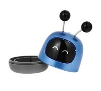 DEARMAMY Difusor de Aromas Decoración Interior Funcional para Coche en Forma de Robot Azul, Accesorio de Aromaterapia Adhesivo, No Afecta Aire Acondicionado ni Visión