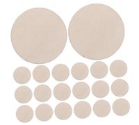 DEARMAMY Discos Redondos de Madera sin Terminar 25 Mm, 300 Unidades en Paquete, Rodajas Naturales para Manualidades, Adornos Colgantes Rústicos, Ideales para Pintura y Bricolaje en Casa