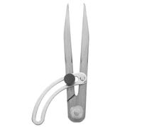 DEARMAMY Divisor de Cuero Ajustable de Acero al Carbono Herramienta Giratoria para Marcar Bordes y Dibujar Líneas Marroquinería Compás Artesanal para Manualidades y Carpintería Tipo Medio