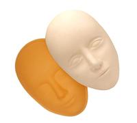 DEARMAMY Ejercicio De Silicona Para Practica De Maquillaje Entrenamiento De Tatuajes Bordado De Cejas Piel Facial Para Tatuajes y Simulacion De Cara