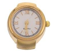 DEARMAMY Elegante Reloj De Dedo Diamantes De Imitación De La Boda Billetera Para Auriculares Probador De Equipo Bolígrafo De Gel Muestra Destacada Reloj/Relojes Monedero Cuarzo Golden