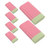 DEARMAMY Envases Vacíos para Desodorante en Barra 20g, Tubos Reutilizables de Plástico Color Rosa Oscuro, Pack de 6 Unidades, Ideales para Cosméticos Caseros y Viaje