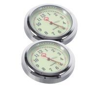 DEARMAMY Esfera de Reloj de Bolsillo Luminiscente para Enfermera, 2 Piezas, Vidrio Resistente, Diseño Sencillo, Suministro DIY para Reloj Vintage, Uso Hospitalario y Diario