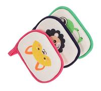 DEARMAMY Esponjas De Baño Infantiles Dibujos Animados 3 Piezas Para Recién Nacidos y Bebés Multicolor Gancho Para Ducha Baño Cuidado Personal