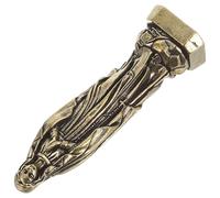 DEARMAMY Estatua Pequeña Vintage Virgen María Latón Clásico Miniatura Católica Decorativa para Escritorio Adorno Religioso para Hogar y Oficina para Decoración Navideña