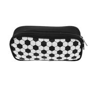 DEARMAMY Estuche Escolar Fútbol con Gran Capacidad Organizador Deportivo para Niñas Bolsa Multifuncional con Cremallera para Viaje y Material de Oficina