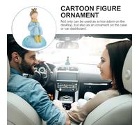 DEARMAMY Figura de Resina Mini Principito Adorno Decorativo para Escritorio y Hogar Diseño de Personajes Encantadores Resina Sintética Duradera para Decoración de Fiestas y Regalos