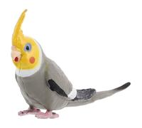 DEARMAMY Figura Decorativa de Loro Cockatiel Realista de Alta Resistencia para Decoración de Interiores y Exteriores Modelo de Ave Artificial Detallado y Duradero para Amantes de Animales