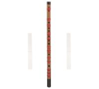 DEARMAMY Flauta de Bambú Tradicional China Cuerda de Afinación para Principiantes, Instrumento Musical para Aprendizaje y Práctica en Música Folclórica y Clásica