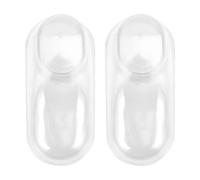 DEARMAMY Forma de Pie Transparente 10 Piezas 12cm Pvc para Exhibición