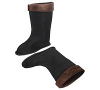 DEARMAMY Forros Térmicos para Botas de Lluvia de Mujer y Hombre Calcetines de Vellón Grueso Cortos Media Caña Talla 42-44 Protección para Clima Frío E Invierno