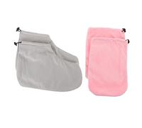 DEARMAMY Guantes y Botines De Cera Para Parafina Con Banda Elástica Protección Térmica Para Manos y Pies Tratamientos De Belleza y Terapia Spa