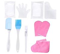DEARMAMY Guantes y Botines Hidratantes para Manos y Pies Kit de Cuidado Spa Accesorios para Tratamientos de y Relajación para Durezas y Pies Agrietados Hogar y Salones Color