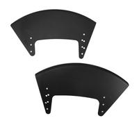 DEARMAMY Guardabarros Deportivo para Silla de Ruedas, Protector Lateral de Plástico Negro, Par Izquierdo y Derecho, Resistente al Viento y Barro, Accesorio para Sillas de Ruedas Deportivas