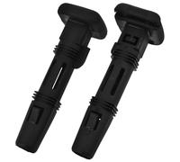 DEARMAMY Guía de Reposacabezas para Asiento de Automóvil, Tubo de Inserción de Plástico Negro Tipo B 12.7mm, Instalación Fácil y Ajuste para Interior de Vehículo
