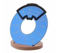 DEARMAMY Herramientas de teoría de la guitarra Aid de acordes de guitarra portátil Blue