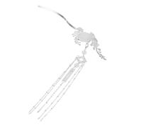 DEARMAMY Horquilla Borla De Flor De Estilo Tradicional Chino Elegante Accesorio Cabello Para Tocado De Novia Horquillas Chinas Vintage