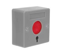 DEARMAMY Interruptor Botón de Alarma de Baño para Discapacitados con Llave de Liberación de Emergencia Sistema de Llamada Manual para Personas Mayores Panel de Seguridad Clásico Gris