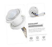 DEARMAMY Interruptor con Sensor de Presencia Humana LED para Tiras y Luces LED Controlador Infrarrojo para Techo Instalación Sencilla Uso Cocina y Dormitorio