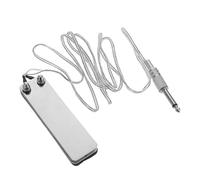 DEARMAMY Interruptor Pedal de Tatuaje Antideslizante 1 Unidad Tamaño Mini Acero Inoxidable Plata para Artistas Profesionales Tatuaje Portátil Compatibles Fuentes de Alimentación