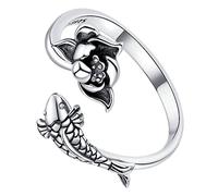 DEARMAMY Joyería Abierta Ajustable Para Mujer Diseño De Flor De Loto Y Joyería Para Damas.