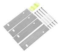 DEARMAMY Juego de 2 Colgadores Z para Marcos de Fotos y Espejos Soportes de Montaje en Pared Resistentes y Antioxidantes para Cabecero y Decoración del Hogar