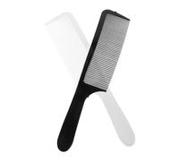 DEARMAMY Juego De 2 Peines De Peluquero Curvos Para Hombre Peine Para Peinar Para Raya Corte De Pelo Y Degradado Peine De Corte Plano Para Peluqueros Profesionales Peines De Plástico