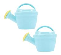 DEARMAMY Juego de 2 regaderas para niños, regaderas pequeñas para Plantas al Aire Libre, Juguetes de Arena, Azul , 20 x 14.5 x 10.5 cm, ABS