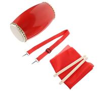 DEARMAMY Juego de Percusión de Cintura de Cuero de Vaca Resistente al Impacto, Madera y Accesorios, Adecuado para Presentaciones y Bailes Tradicionales