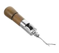 DEARMAMY Kit de Herramientas para Trabajar Cuero Punzones Metálicos y Agujas, Adecuado para Proyectos de Cuero DIY y Reparaciones Manuales