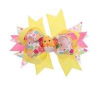 DEARMAMY Lazos Para El Pelo Niñas Tocado Pollito De Pascua Accesorio De Huevo De Pascua Clip De Pico De Pato Diseño Lindo