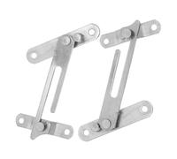 DEARMAMY Limitador de Apertura para Ventanas Abatibles de Acero Inoxidable 2 Unidades Dispositivo de Seguridad Ajustable para Ventilación y Protección Infantil en Hogares