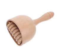DEARMAMY Masajeador De Madera Para Espalda y Vientre Tipo Diente De Masaje Abdominal Herramienta De Masaje Corporal Varilla De Madera Para Raspar