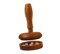 DEARMAMY Masajeador De Madera Pelota De Ejercicio Para Manos Instrumento De Masaje Bolas De Manuales Rodillo De Accesorios De Herramienta De Manual