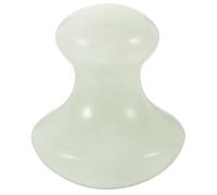 DEARMAMY Masajeador Facial en Forma de Hongo de Aventurina Natural Verde, Herramienta de Raspado Gua Sha, Bola de Rodillo Terapéutico para Masajes Faciales y Corporales, Alivio Muscular