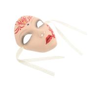 DEARMAMY Máscara Antigua China: Tradicional Femenina - Accesorio De Disfraz Hanfu - Material Plástico Para Bailes De Máscaras Y Representaciones Teatrales