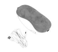 DEARMAMY Máscara Térmica para Ojos USB Almohadilla Caliente para Aliviar Ojeras Masajeador para Dormir y Relajación Uso Diario Diseño Práctico para Adultos