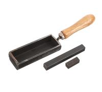 DEARMAMY Molde de Fundición de Hierro para Lingotes Forma de Tira Molde Resistente y Duradero para Plata con Ranura para Metal y Refinar Metales