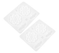 DEARMAMY Molde Reutilizable 2 Piezas para Llavero, de Atrapasueños Molde de Silicona, para Hacer Atrapasueños Diy, Fácil de Lavar