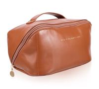 DEARMAMY Neceser Grande para Maquillaje Portátil de PU Bolsa de Cosméticos de Gran Capacidad Estuche de Viaje Organizador de Artículos de Tocador para Mujer Bolsa