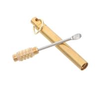 DEARMAMY Palillo De Oídos De Aleación De Titanio Limpiador De Cerumen Herramienta Portátil Cuchara Para Oídos Removedor De Cera Adecuado Para Viajes y Uso Diario Casa