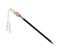 DEARMAMY Palillos de Madera para Cabello Largos 2 Piezas Accesorios Vintage para Mujeres Hechos a Mano para Peinados de Fiesta y Bodas
